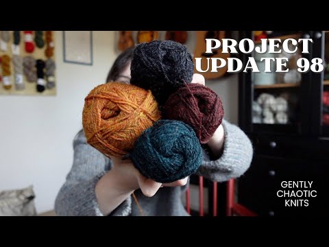 Double Grey Tweed, Double Ozetta - Gently Chaotic Knits: Project Update 98