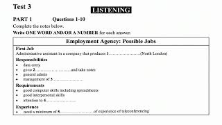 Cambridge 15 listening (Test-3) (Part-1) IELTS Practice British Council
