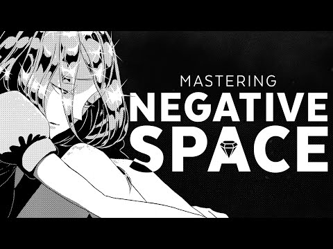 Land of the Lustrous - Utilising Negative Space