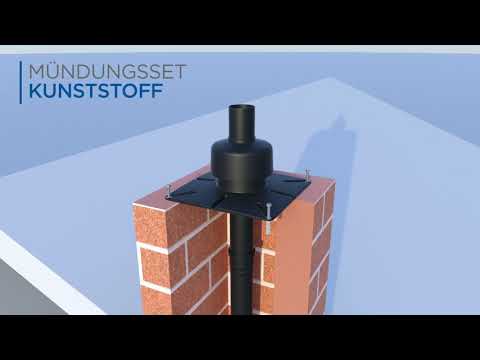 Sanierung eines Schornsteins mit einwandigen und konzentrischen Systemen