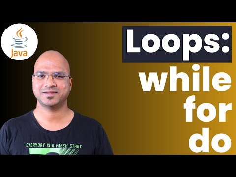 3 3 Java Tutorial | While | For | Iteration Statement | Loops