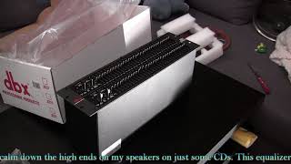 Video thumbnail for DBX Equalizer 2231 unboxing by Joldrath