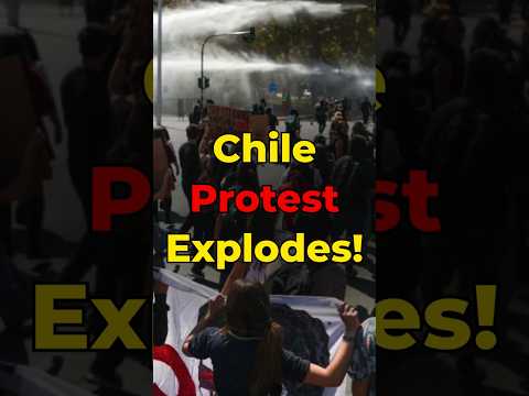 Chile Students Clash with Police in Santiago – Water Cannons Fired Over Education Reforms