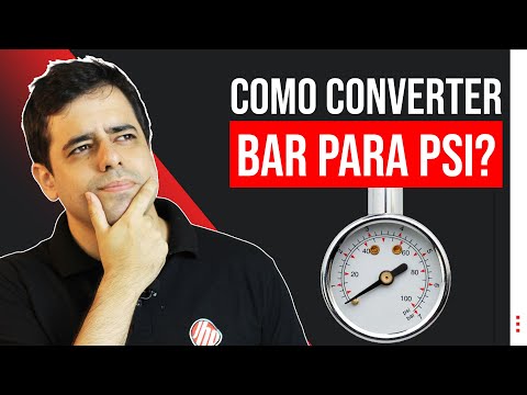 Vídeo: Converter bar em psi: perguntas e respostas