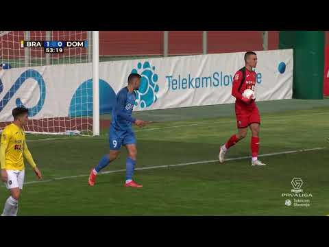 28.krog: Bravo : Domžale 2:2 ; Prva liga Telekom Slovenije 2020/2021