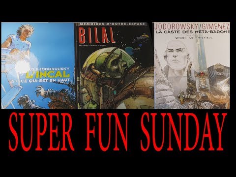 JUAN GIMENEZ, BILAL, MOEBIUS SUPER FUN SUNDAY!!!!