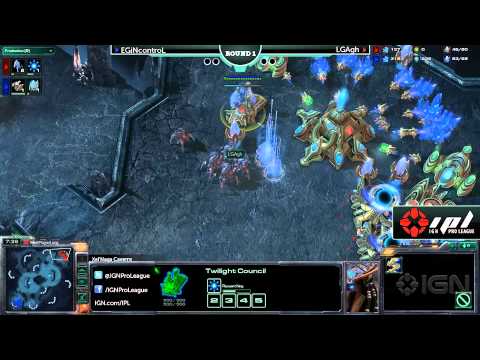 StarCraft 2 IGN Tournament: EGiNcontroL vs LGAgh - Game 1