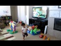 Bri Watching Barney August 2011
