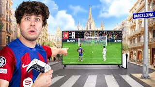 I Challenged Strangers to FIFA in Barcelona 🇪🇸