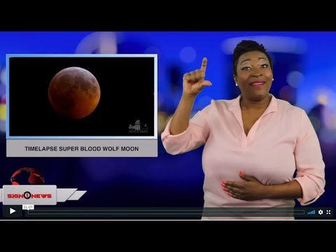Timelapse Super Blood Wolf moon - (ASL - 1.21.19)