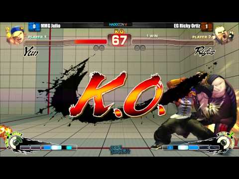 SSF4: EG Ricky Ortiz vs MMG Julio Hadocon SF4 - Hadocon V