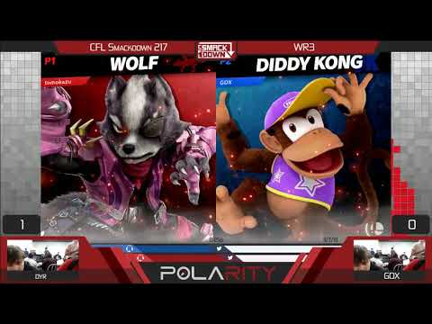 CFL Smackdown Ultimate 217 - Dyr (Wolf) vs GDX (Lucina, Diddy Kong) - WR3