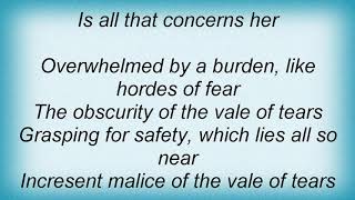 Antestor - Vale Of Tears Lyrics