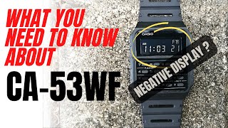 Casio CA-53WF Review: The Classic CA-53 Calculator Watch With Negative Display and Minimalist Face