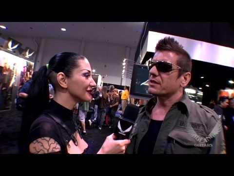Mili from Steelheart at Dean Guitars NAMM 2009