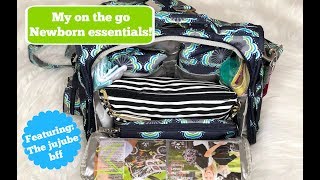 My on the go Newborn essentials ( featuring the jujube bff)