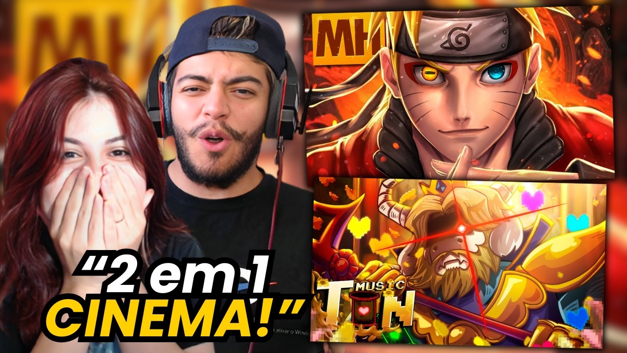 2 EM 1 Tipo Narutin 2 🤯 Ursula Bezerra e MHRAP e O Papel de Um Rei | Asgore (Undertale) REACT