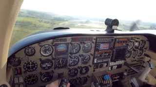 preview picture of video 'Pouso PA-34 220T Seneca IV PT-WFU em Marília - SP - SBML'