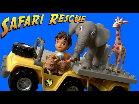 MegaBloks Diego's African Safari Playset from Nickelodeon Go, Diego Go! Building Blocks