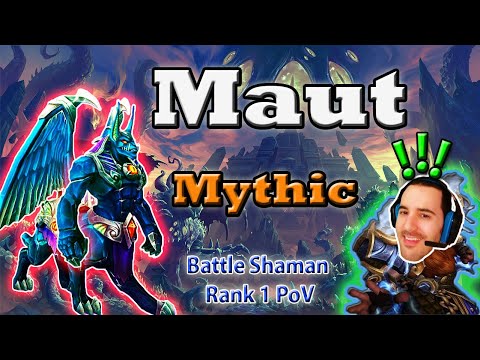 ⚡ Maut Mythic First Kill 🔸 Rank 1 Resto DPS Parse 🔥 8/8 Battle (Resto DPS) Shaman PoV ❄️