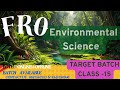 FOREST RANGER ENVIRONMNETAL SCIENCE CLASS 14 Forestry Jpsc Ranger Environmentalpollution