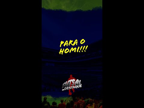 " A emoção do futsal é  aqui " para o homi!!!!!