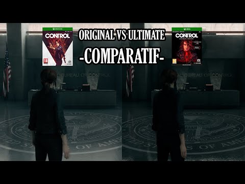 Xbox One vs Xbox Series X |  Control Ultimate Edition comparatif rétro/RT ON/60 FPS.