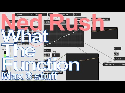 Max MSP Tutorial - The Function Object = Ned Rush