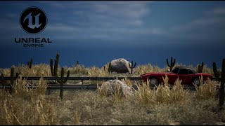 A car in the desert | Unreal Engine 5