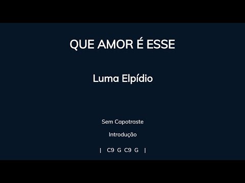 Que Amor É Esse - Pablo Simplício