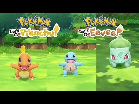 All Starter Pokemon lets go - catch all starters - quick and easy