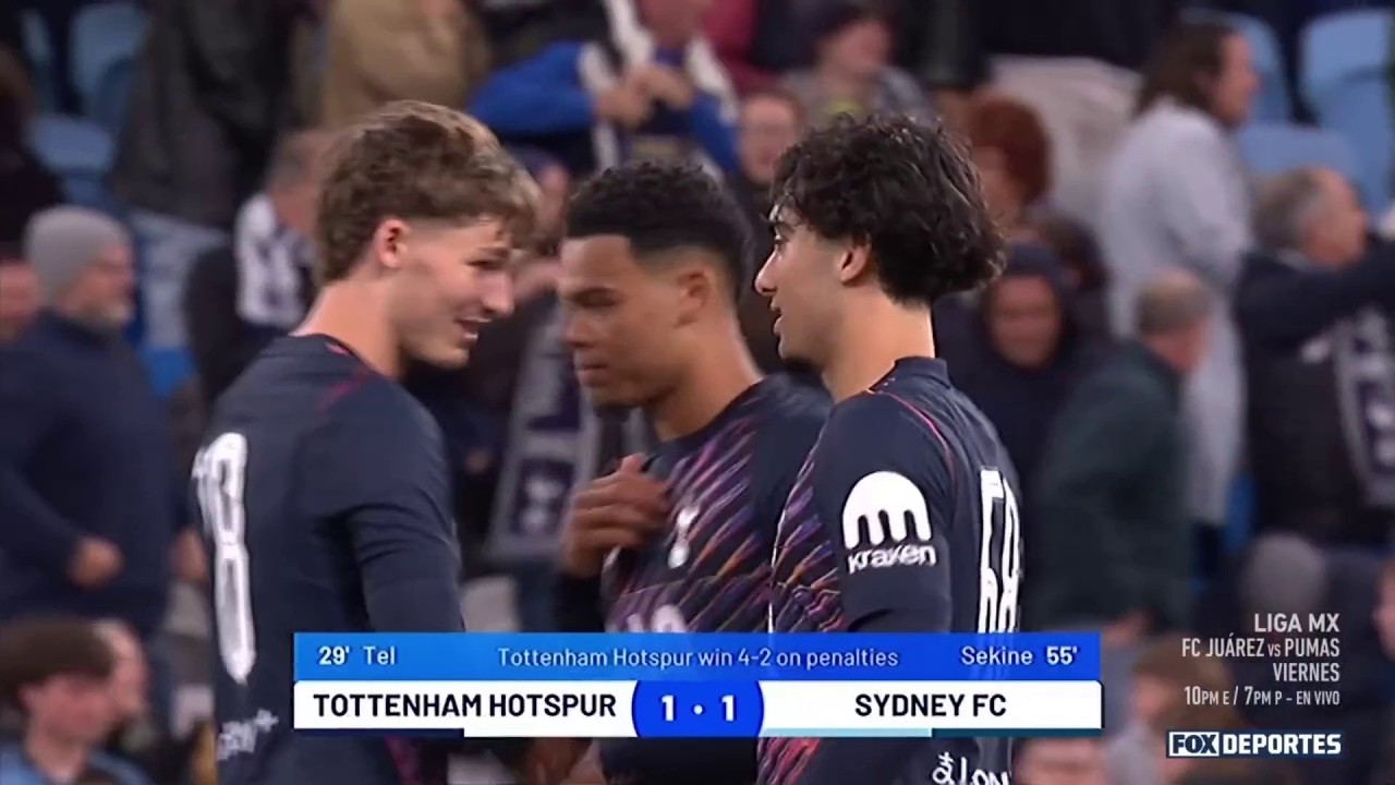 😱🤩 TOTTENHAM 1-1 (4-2) SYDNEY FC | Tanda de PENALES completa | Amistoso Internacional de Clubes
