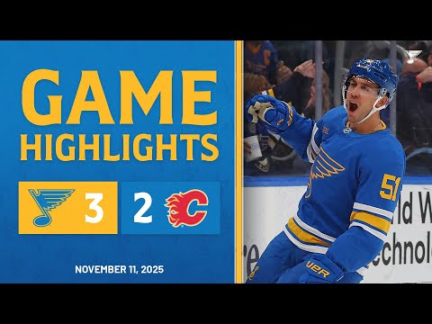Game Highlights: Blues 3, Flames 2