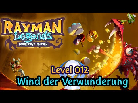 Rayman Legends 🏆 100% Walkthrough 🥇 Level 012 - Wind der Verwunderung