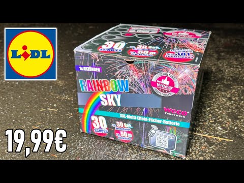WECO RAINBOW SKY | LIDL BATTERY NEW 2024 🎆 UNBELIEVABLE💥