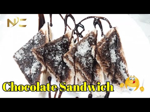 Chocolate Sandwich| Chocolate Sandwich Recipe With Homemade Chocolate Spread| By Naima.