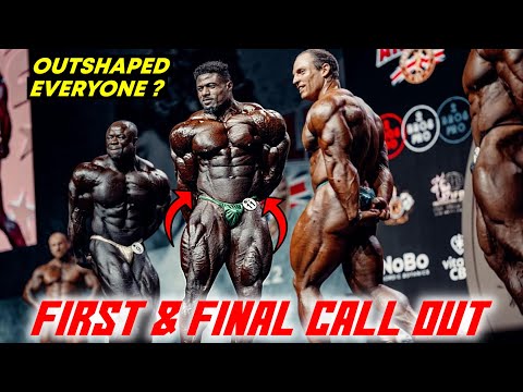 Arnold Classic UK 2022, First & Final Call - Prejudging