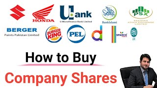 How to buy company shares | Pakistan Stock Exchange