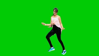 Green Screen Video  Butifull girls dance green scr