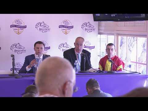2019 Maker's Mark Breeders' Cup Filly & Mare Turf Post Race Press Conference - Iridessa