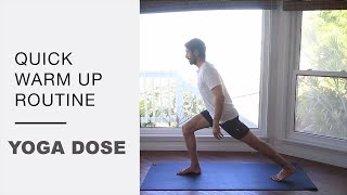 How To Warm Up Before Exercise | Yoga Dose