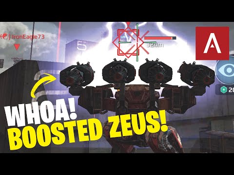 War Robots - WHOA! Behemoth Zeus with Triple Overdrive Unit WR Max Gameplay