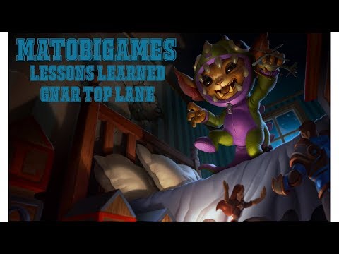 Learning Lessons on Gnar Top Lane¦ League of Legends