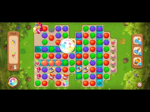 Gardenscapes Level 1760 [No booster] #androidgameplay #powerseekers #gardenscapesgame #