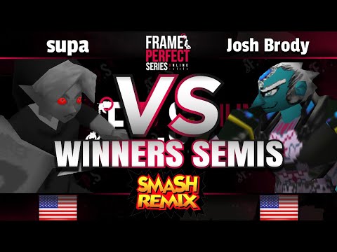 FPS3 Online W. Semis - Supa (Y. Link/Bowser/C. Falcon/Fox) vs. Josh Brody (Ganon) - Smash Remix