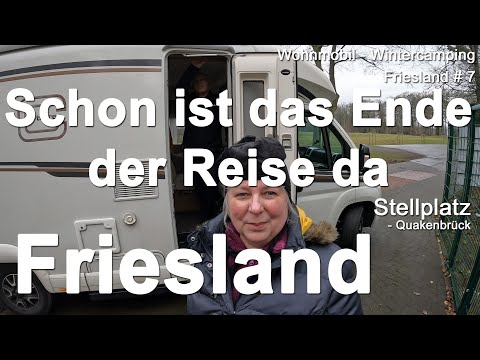 Wohnmobil gemietet | Das Ende der Reise ist da | Wintercamping | Stellplatz | Friesland # 7