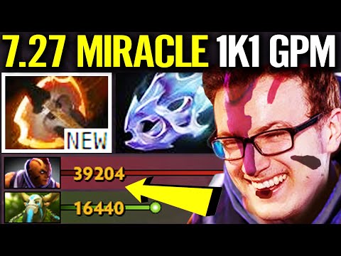 WTF 1100 GPM! 7.27 MIRACLE NEW BATTLE FURY BUILD! 10K Anti Mage Max Speed Farming Dota 2 Gameplay