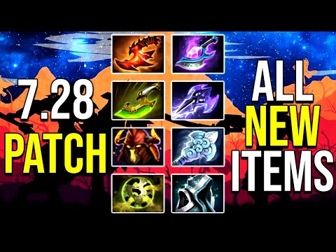 7.28 PATCH UPDATE Dota 2 – ALL New & REWORKED ITEMS PREVIEW (including Neutral Items)