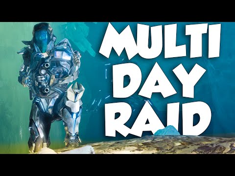 Hunting For The Alpha Tribe Who Tried to Raid Us... - ARK PVP