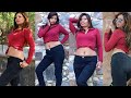 Saree Lover Pinky In The Garden Of Five Senses Doing A Photoshoot In Jeans And T Shirt